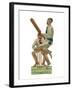 Batsmen and Wicketkeeper-null-Framed Giclee Print