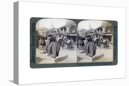 Batsumati Street, Yokohama, Japan, 1904-Underwood & Underwood-Stretched Canvas