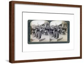 Batsumati Street, Yokohama, Japan, 1904-Underwood & Underwood-Framed Giclee Print