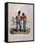 Battalion Infantry 6th Regiment and 23rd (Or Royal Welsh) Fusiliers, from 'Costumes of the Army…-Charles Hamilton Smith-Framed Stretched Canvas