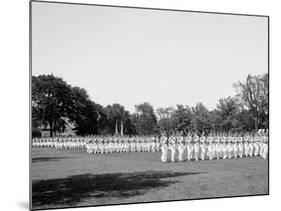 Battalion Passing in Review, West Point, N.Y.-null-Mounted Photo