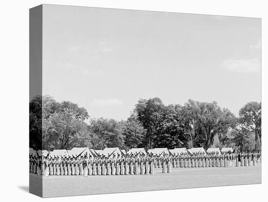 Battalion Ready for Inspection, United States Military Academy, West Point, N.Y.-null-Stretched Canvas