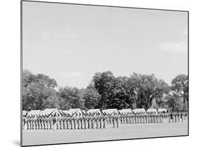 Battalion Ready for Inspection, United States Military Academy, West Point, N.Y.-null-Mounted Photo