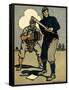 Batter and Catcher, 1902-Edward Penfield-Framed Stretched Canvas