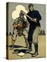 Batter and Catcher, 1902-Edward Penfield-Stretched Canvas