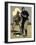 Batter and Catcher, 1902-Edward Penfield-Framed Giclee Print