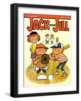 Batter Up - Jack and Jill, August 1964-Lee de Groot-Framed Giclee Print