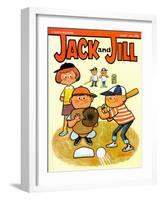 Batter Up - Jack and Jill, August 1964-Lee de Groot-Framed Giclee Print