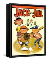 Batter Up - Jack and Jill, August 1964-Lee de Groot-Framed Stretched Canvas