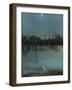 Battersea and the Thames from Chelsea, C.1890-Theodore Roussel-Framed Giclee Print