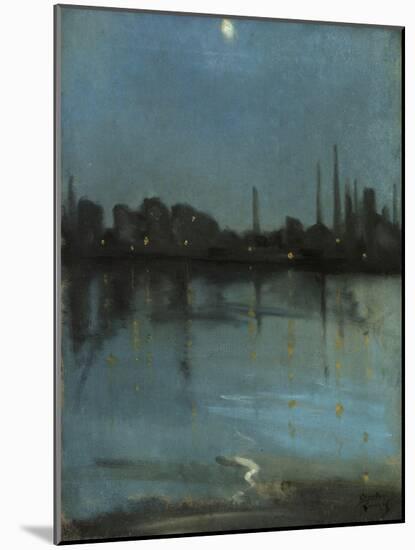 Battersea and the Thames from Chelsea, C.1890-Theodore Roussel-Mounted Giclee Print