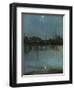 Battersea and the Thames from Chelsea, C.1890-Theodore Roussel-Framed Giclee Print
