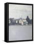 Battersea Boat Houses-Paul Maitland-Framed Stretched Canvas