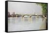 Battersea Bridge, 1995-Isabel Hutchison-Framed Stretched Canvas