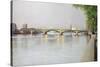 Battersea Bridge, 1995-Isabel Hutchison-Stretched Canvas