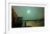 Battersea Bridge at Night-John Atkinson Grimshaw-Framed Giclee Print