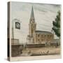 Battersea Church, Surrey-null-Stretched Canvas