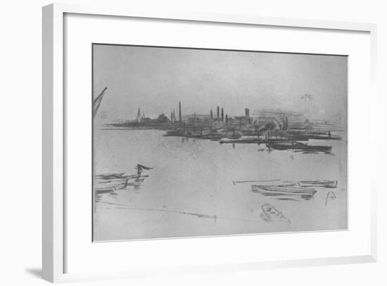 'Battersea, Dawn', 1877-James Abbott McNeill Whistler-Framed Giclee Print