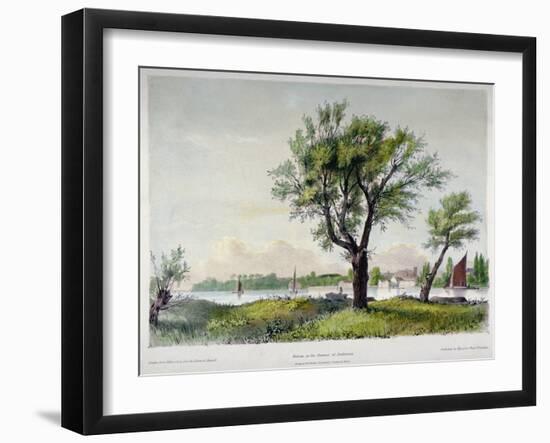 Battersea, London, 1840-Edward Hassell-Framed Giclee Print