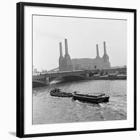 Battersea Power Station, 1954-Bela Zola-Framed Photographic Print