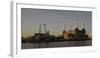 Battersea Power Station at Dawn, with Cranes and Buildings-Richard Bryant-Framed Photographic Print