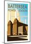 Battersea Power Station - Dave Thompson Contemporary Travel Print-Dave Thompson-Mounted Giclee Print