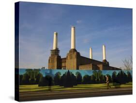 Battersea Power Station, London, England, UK-Neil Farrin-Stretched Canvas