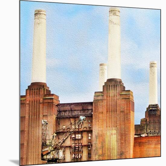 Battersea Power Station-Tosh-Mounted Art Print