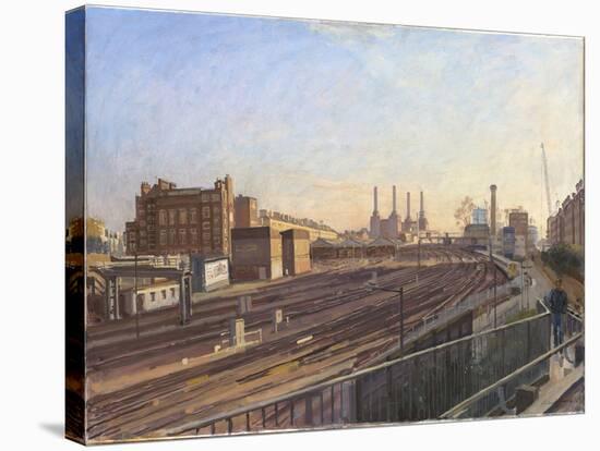 Battersea Power Station-Richard Foster-Stretched Canvas