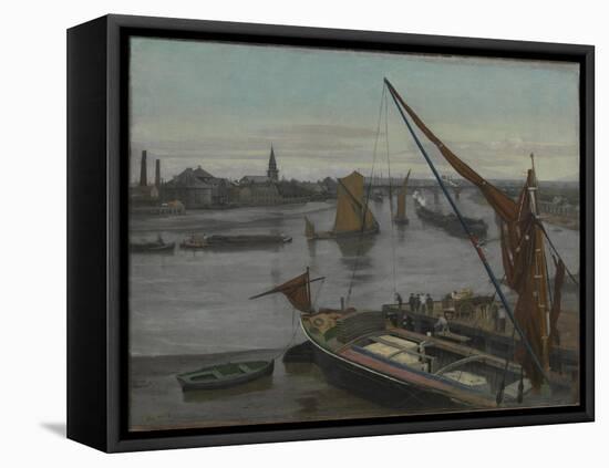 Battersea Reach-Walter Greaves-Framed Stretched Canvas