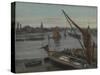 Battersea Reach-Walter Greaves-Stretched Canvas