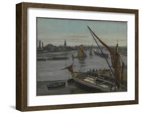 Battersea Reach-Walter Greaves-Framed Giclee Print