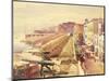 Battery in Gaeta-Giacinto Gigante-Mounted Giclee Print