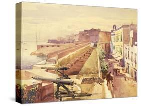 Battery in Gaeta-Giacinto Gigante-Stretched Canvas