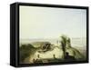 Battery Marion, November 4, 1863-Conrad Wise Chapman-Framed Stretched Canvas