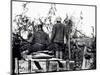 Battery of Us Troops on Italian Front in Summer of 1918-null-Mounted Giclee Print