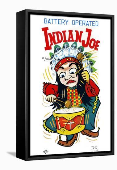 Battery Operate Indian Joe-null-Framed Stretched Canvas