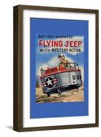 Battery Operated Flying Jeep with Mystery Action-null-Framed Art Print