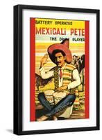 Battery Operated Mexicali Pete; the Drum Player-null-Framed Art Print