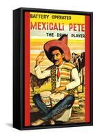 Battery Operated Mexicali Pete; The Drum Player-null-Framed Stretched Canvas