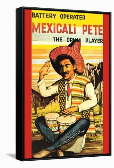 Battery Operated Mexicali Pete; The Drum Player-null-Framed Stretched Canvas