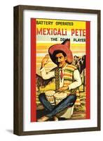 Battery Operated Mexicali Pete; The Drum Player-null-Framed Art Print