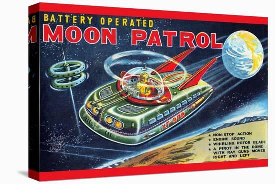 Battery Operated Moon Patrol XT-978-null-Stretched Canvas