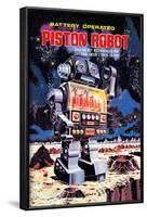 Battery Operated Piston Robot-null-Framed Art Print