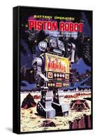 Battery Operated Piston Robot-null-Framed Stretched Canvas