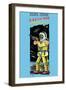 Battery Operated Remote Control Earthman-null-Framed Art Print