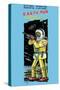 Battery Operated Remote Control Earthman-null-Stretched Canvas