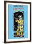 Battery Operated Remote Control Earthman-null-Framed Art Print