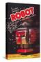 Battery Operated Robot with Go Float Action and Moving Parts-null-Stretched Canvas