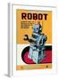 Battery Operated Robot-null-Framed Art Print